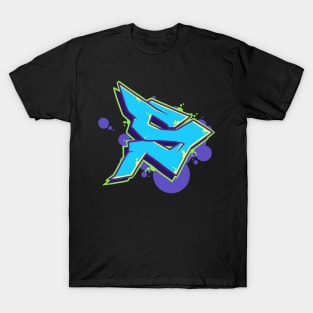 Letter S - Graffiti Street Art Style T-Shirt